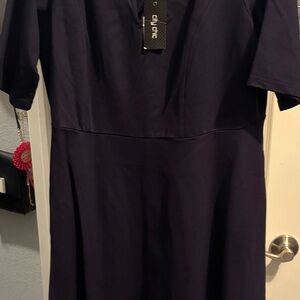 176- NWT City Chic Navy Blue dress
